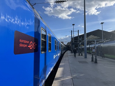 Primer viaje del tren nocturno Par�s-Berl�n de European Sleeper